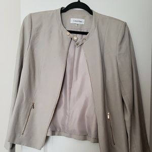 Beige Long Sleeved  Jacket